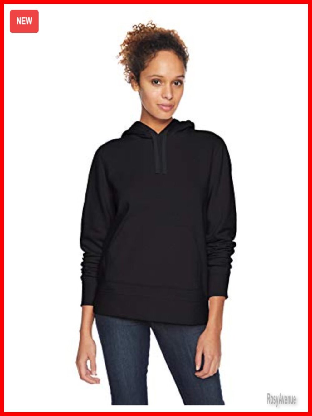 Midweight Fleece Pullover Hoodie Kangaroo Pocket Regular Fit